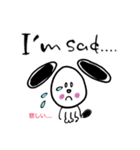 バイリンガル犬Lucyのほっこり英語スタンプ（個別スタンプ：36）