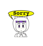 Pretty Bunny Super Q Family（個別スタンプ：5）