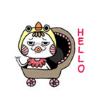 The old Red-crowned goose（個別スタンプ：4）