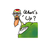 The old Red-crowned goose（個別スタンプ：10）