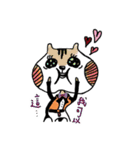 The old Red-crowned goose（個別スタンプ：13）