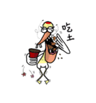 The old Red-crowned goose（個別スタンプ：16）