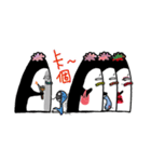 The old Red-crowned goose（個別スタンプ：32）