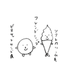 Mr.Ice-cream ＆ Ms.Biscuits（個別スタンプ：1）