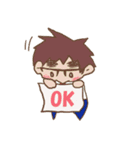 ゆるっとめがねくん（個別スタンプ：10）