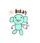 変なさると時々うさぎ（個別スタンプ：1）
