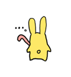 変なさると時々うさぎ（個別スタンプ：10）