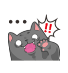 Gray Great Cat（個別スタンプ：5）