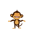 Awake Monkey Happy V4（個別スタンプ：30）
