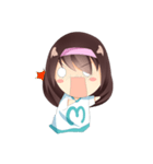 Momo Cute Expression（個別スタンプ：3）