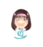 Momo Cute Expression（個別スタンプ：4）