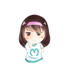 Momo Cute Expression（個別スタンプ：6）