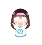 Momo Cute Expression（個別スタンプ：7）