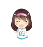 Momo Cute Expression（個別スタンプ：17）