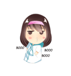 Momo Cute Expression（個別スタンプ：19）