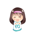Momo Cute Expression（個別スタンプ：21）