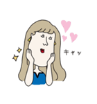 アゴ女学生の日常（個別スタンプ：9）
