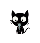 Black Cat Animated 2（個別スタンプ：5）