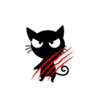 Black Cat Animated 2（個別スタンプ：18）