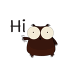 owl popup（個別スタンプ：1）