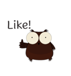 owl popup（個別スタンプ：4）