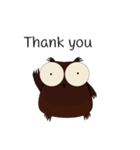 owl popup（個別スタンプ：6）