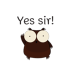 owl popup（個別スタンプ：8）