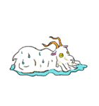 wierd goat（個別スタンプ：4）