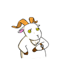wierd goat（個別スタンプ：6）