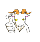 wierd goat（個別スタンプ：12）