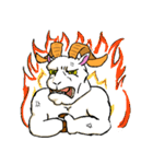wierd goat（個別スタンプ：13）