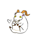 wierd goat（個別スタンプ：18）