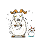 wierd goat（個別スタンプ：21）