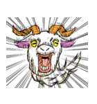 wierd goat（個別スタンプ：29）