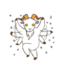 wierd goat（個別スタンプ：32）