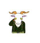 wierd goat（個別スタンプ：40）