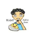 The story of a curly-hair girl（個別スタンプ：27）