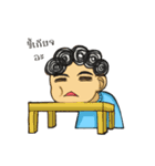 The story of a curly-hair girl（個別スタンプ：28）