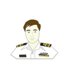 Royal Thai Navy Officer - LCDR（個別スタンプ：1）