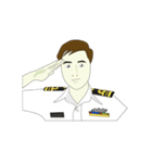 Royal Thai Navy Officer - LCDR（個別スタンプ：2）