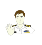 Royal Thai Navy Officer - LCDR（個別スタンプ：4）