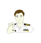 Royal Thai Navy Officer - LCDR（個別スタンプ：6）