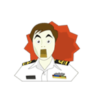 Royal Thai Navy Officer - LCDR（個別スタンプ：7）