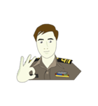 Royal Thai Navy Officer - LCDR（個別スタンプ：13）