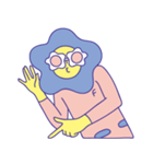 DiamondDaisy- flower man（個別スタンプ：1）