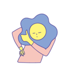 DiamondDaisy- flower man（個別スタンプ：4）