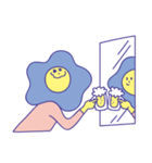 DiamondDaisy- flower man（個別スタンプ：12）