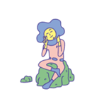 DiamondDaisy- flower man（個別スタンプ：16）