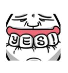 Baballoon in any moment！ Face so itch！（個別スタンプ：3）