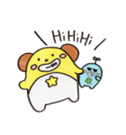 ぽんぽわ村の仲間たち（個別スタンプ：1）